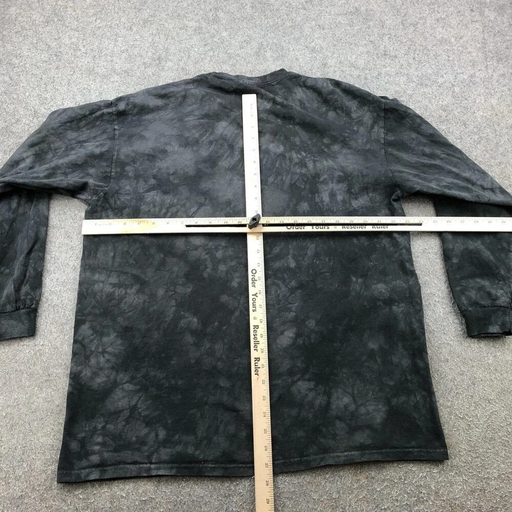 The Mountain Shirt Mens XL Black Bald Eagle American Flag Graphic Long Sleeve - Picture 7 of 9